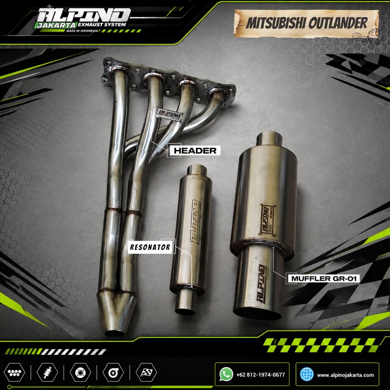 knalpot Outlander